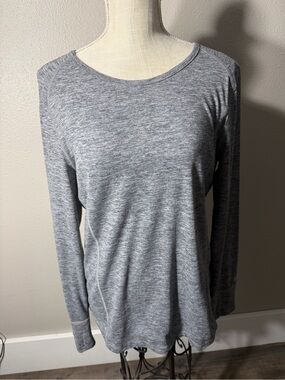 Women’s Grey Long Sleeve Tee - Lightweight Everyday Top